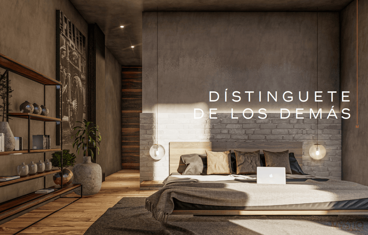 Departamento en venta Desarrollo Mystic 2 recs 2 baños, terraza y amenidades 3