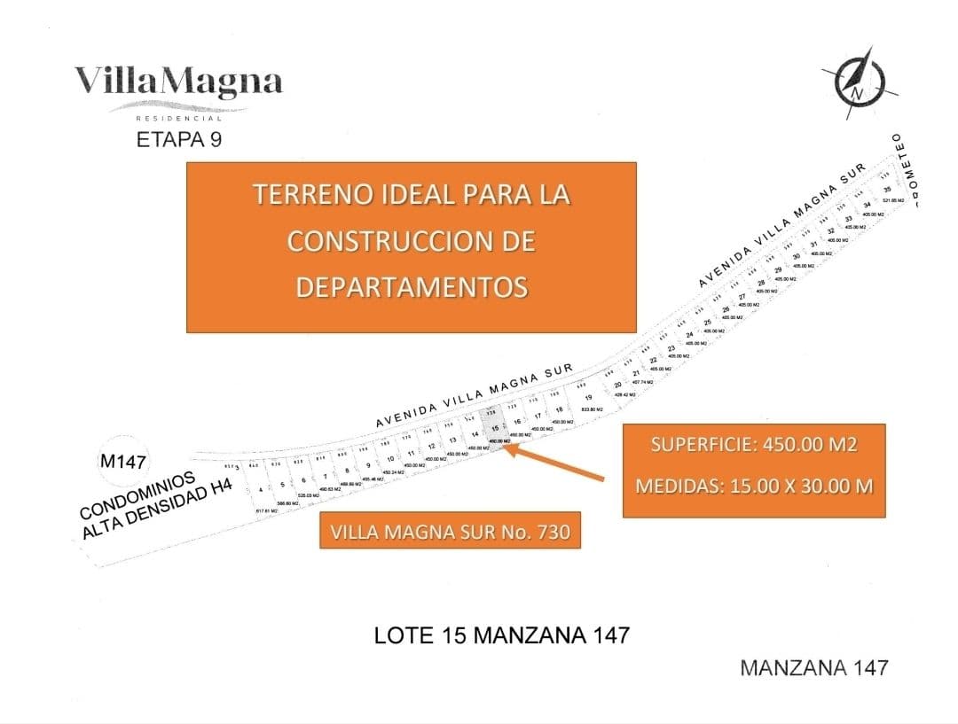 Excelente terreno en Villamagna Venta !! 1/8