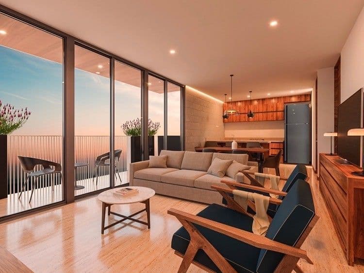 Departamento en venta Fuerte Ventura 2 recs 2 baños terraza, elevador 4