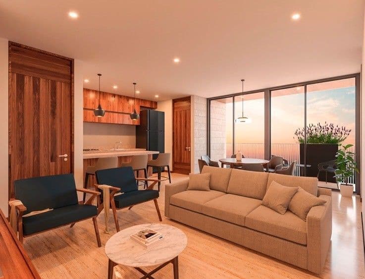 Departamento en venta Fuerte Ventura 2 recs 2 baños terraza, elevador 5