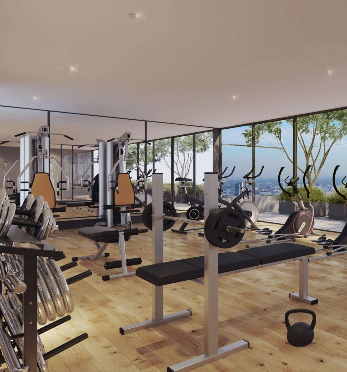 Departamentos en venta en The Park excelentes amenidades alberca gym yoga vista 11