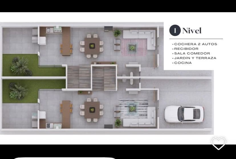 Casa en venta Lomas 3a secc. 3 recs con baño y vestidor, hall de TV roof garden 2