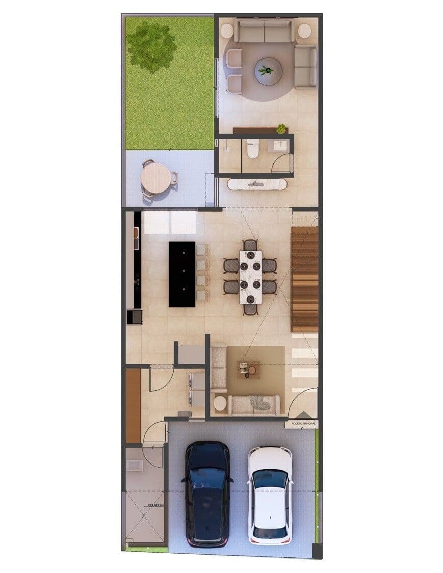 Casa en venta en San Ángel 4 Recamara en Planta baja 4 recs, 4 baños 3 vestidor 6
