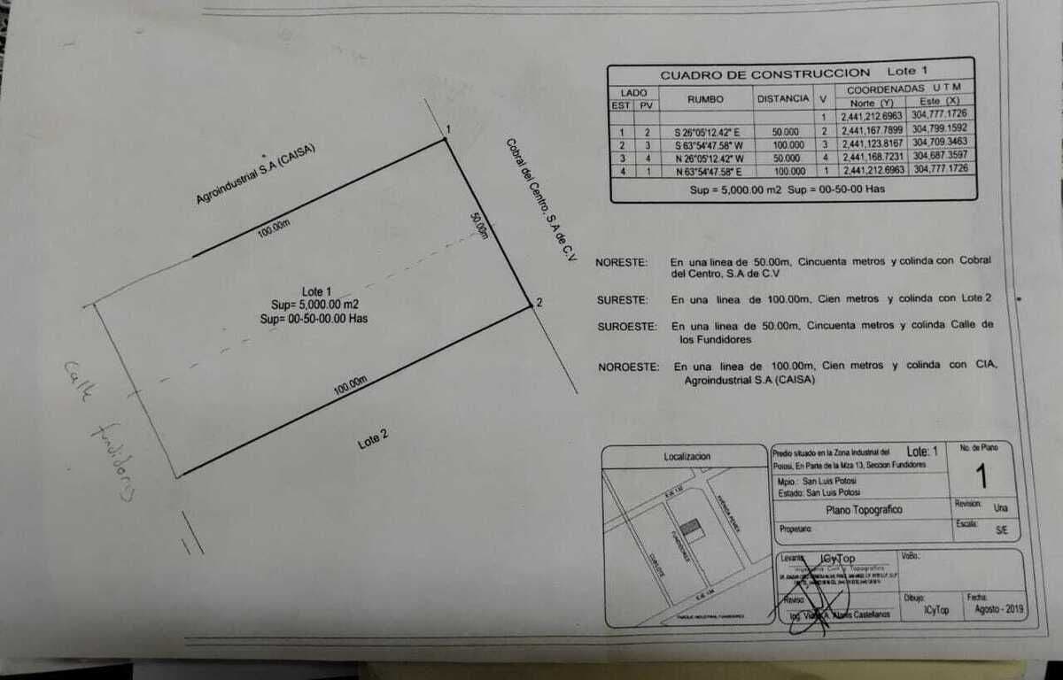 Terreno industrial en venta, en parque privado 10