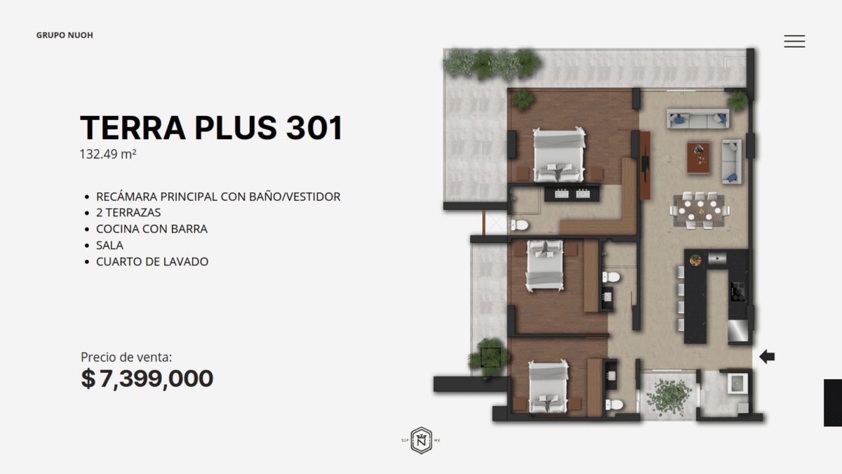 Departamento en venta edificio LEGACY Carranza 1 recamara 2 terrazas, amenidades 10