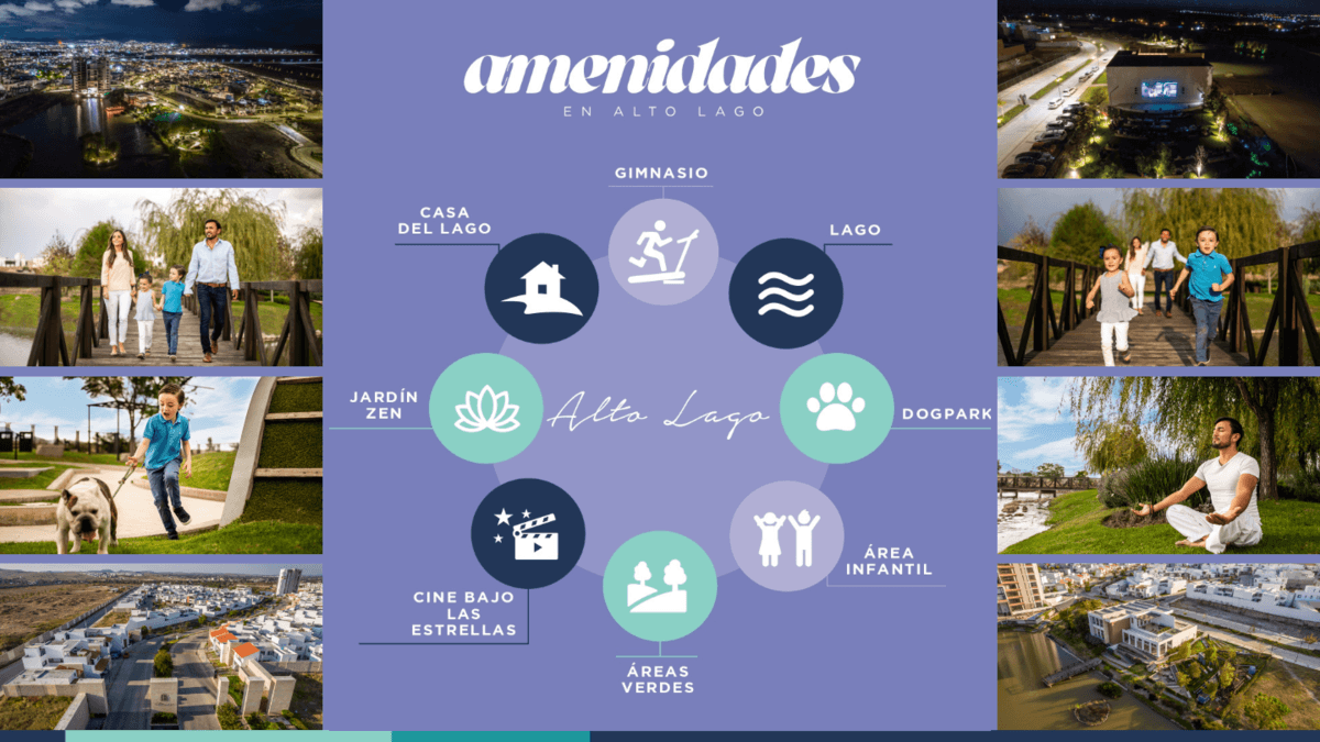 Terreno en venta en Alto Lago 216.52 m2 privada con amenidades, financiamiento. 1/13