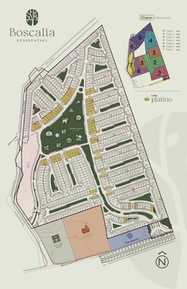 Boscalia Residencial, un nuevo bosque en el poniente, terrenos en venta. 10