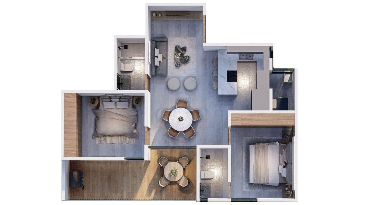 Departamento en venta 2rec, 2baños, terraza privada TORRE RESERVA 2