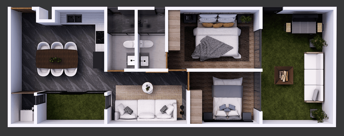 Torre Amond – Departamento Tipo AZZENDIO 1/13