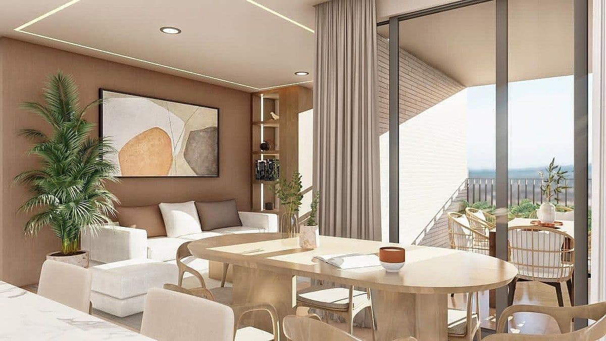 Departamento con 2 recámaras y terraza – Modelo ETHEREA 5