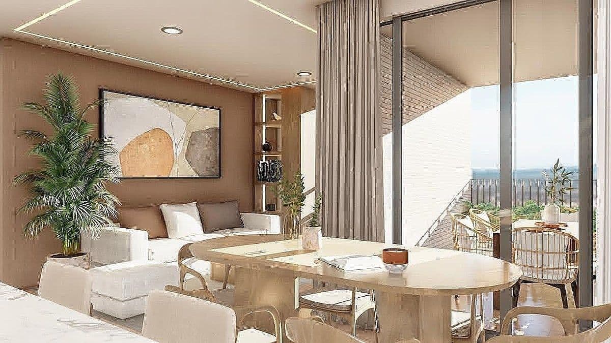 Departamento con terraza y jardín – Modelo NUVIA 1/13