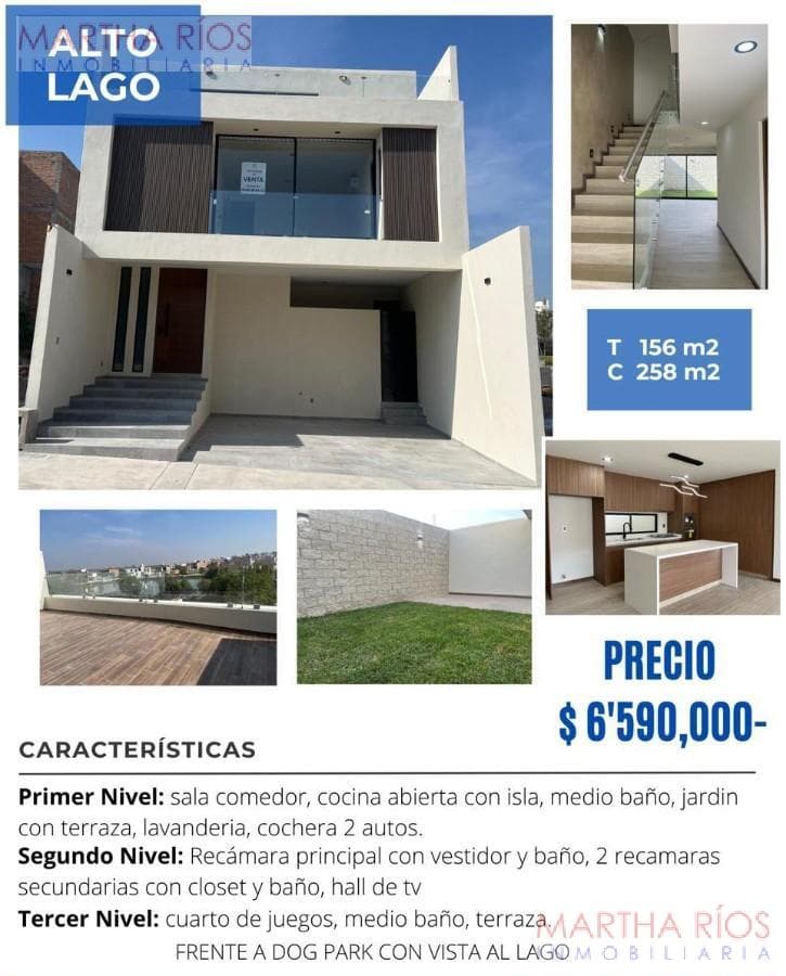 Casa en Venta en Fraccionamiento Alto Lago Residencial, San Luis Potosí